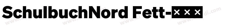 SchulbuchNord Fett字体转换 SchulbuchNord Fett字体转换
